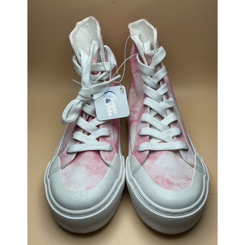 Children’s Place,‎ Sugar & Jade, Pink Cloud High Top Sneakers, Sz 4, NWT